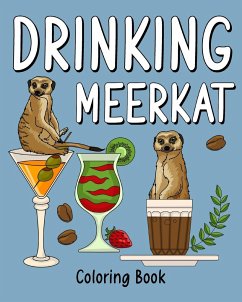Cover Drinking Meerkat Coloring Book