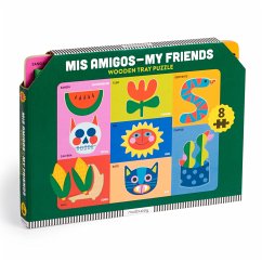 MIS Amigos-My Friends Wooden Tray Puzzle - Mudpuppy
