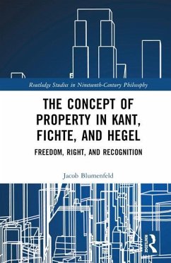 The Concept of Property in Kant, Fichte, and Hegel - Blumenfeld, Jacob