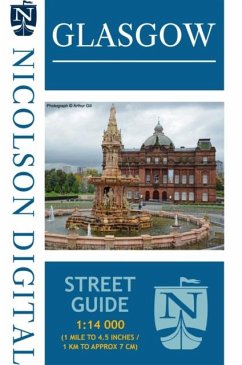 Cover Nicolson Street Map Glasgow (Card Cover)