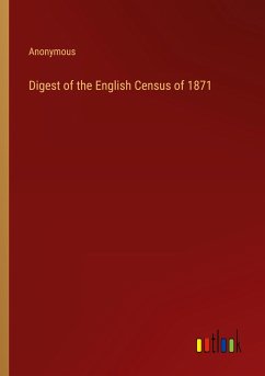 Digest of the English Census of 1871