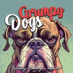 Cover Grumpy Dogs Coloring Book for Adults