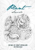 Plant Swirls Zentangle Art Therapy Coloring Book for Stress Relief