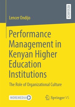 Performance Management in Kenyan Higher Education Institutions (eBook, PDF) - Ondijo, Lencer