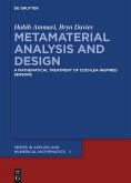 Metamaterial Analysis and Design (eBook, ePUB) Metamaterial Analysis and Design (eBook, ePUB)