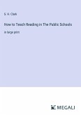 How to Teach Reading in The Public Schools