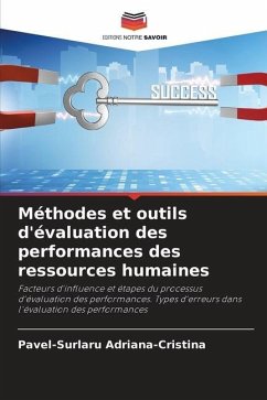 Méthodes et outils d'évaluation des performances des ressources humaines - Adriana-Cristina, Pavel-Surlaru