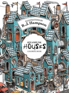Steampunk Houses Coloring Book - Hampson, R J