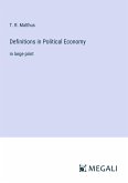 Definitions in Political Economy