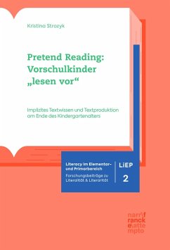Pretend Reading: Vorschulkinder 