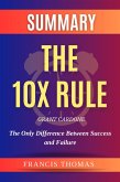 Summary Of The 10X Rule By Grant Cardone -The Only Difference Between Success and Failure (FRANCIS Books, #1) (eBook, ePUB)