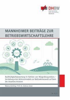 Nachhaltigkeitsbewertung im Rahmen von Merger&Acquisitions (eBook, ePUB) - Düchting, Malena; Jonen, Andreas