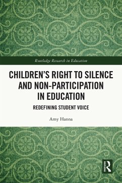 Cover Children's Right to Silence and Non-Participation in Education (eBook, PDF)