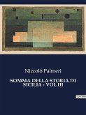 SOMMA DELLA STORIA DI SICILIA - VOL III