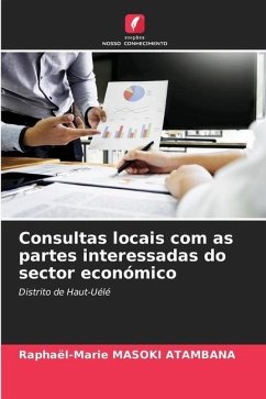 Consultas locais com as partes interessadas do sector económico - Masoki Atambana, Raphaël-Marie