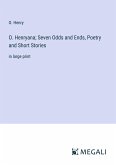 O. Henryana; Seven Odds and Ends, Poetry and Short Stories