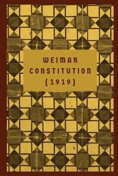 The Weimar Constitution - German Bundestag