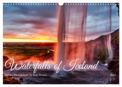 Waterfalls of Iceland (Wall Calendar 2024 DIN A3 landscape), CALVENDO 12 Month Wall Calendar - Prower, Tony