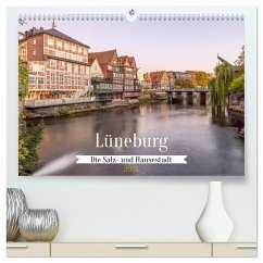 Lüneburg - Die Salz- und Hansestadt (hochwertiger Premium Wandkalender 2024 DIN A2 quer), Kunstdruck in Hochglanz - AkremaFotoArt