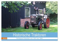 Historische Traktoren 2024 (Wandkalender 2024 DIN A4 quer), CALVENDO Monatskalender - Deters, Hendrik