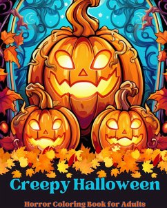 CREEPY HALLOWEEN - Books, Adult Coloring