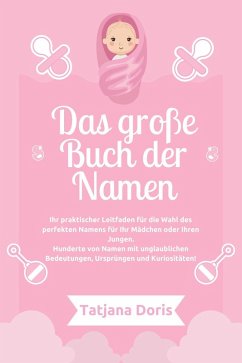 Cover Das große Buch der Namen Ihr praktischer Leitfaden für die Wahl des perfekten Namens für Ihr Mädchen oder Ihren Jungen. Hunderte von Namen mit unglaublichen Bedeutungen, Ursprüngen und Kuriositäten! (eBook, ePUB)