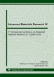 Advanced Materials Research IX (eBook,... - Bild 1