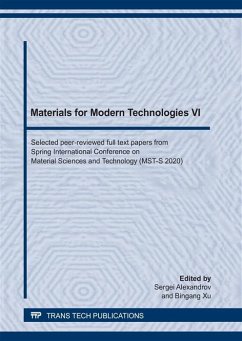 Cover Materials for Modern Technologies VI (eBook, PDF)