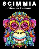 Scimmia Libro da Colorare