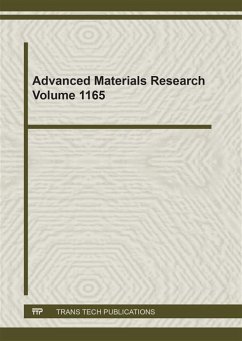 Cover Advanced Materials Research Vol. 1165 (eBook, PDF)