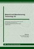 Material and Manufacturing Technology XII (eBook, PDF)