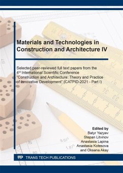 Materials and Technologies in Construction and Architecture IV (eBook, PDF)