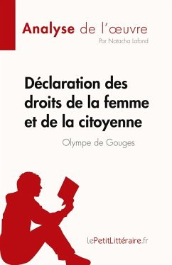 Déclaration des droits de la femme et de la citoyenne de Olympe de Gouges - Natacha Lafond