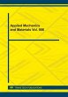 Applied Mechanics and Materials Vol.... - Bild 1