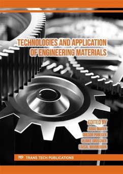 Technologies and Application of Engineering Materials (eBook, PDF)