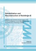 Rehabilitation and Reconstruction of Buildings III (eBook, PDF)