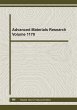 Advanced Materials Research Vol. 1170... - Bild 1