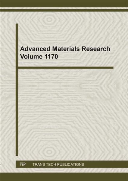 Advanced Materials Research Vol. 1170 (eBook, PDF)