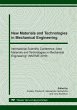 New Materials and Technologies in... - Bild 1