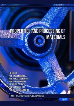 Cover Properties and Processing of Materials (eBook, PDF)