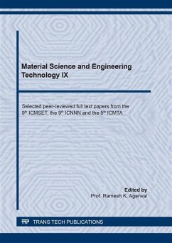 Material Science and Engineering Technology IX (eBook, PDF)