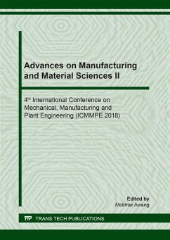Advances on Manufacturing and Material Sciences II (eBook, PDF)