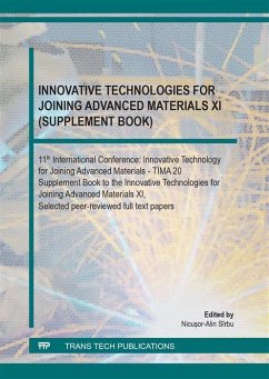 Innovative Technologies for Joining Advanced Materials XI (Supplement Book) (eBook, PDF)
