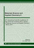 Materials Science and Applied Chemistry II (eBook, PDF)