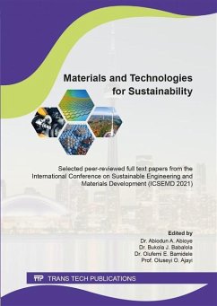 Cover Materials and Technologies for Sustainability: Sustainable Engineering and Materials Development (eBook, PDF)