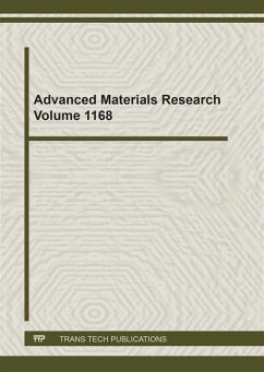 Cover Advanced Materials Research Vol. 1168 (eBook, PDF)