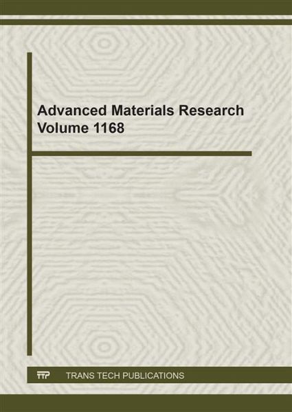 Advanced Materials Research Vol. 1168 (eBook, PDF)