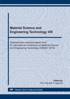 Material Science and Engineering Technology VIII (eBook, PDF)