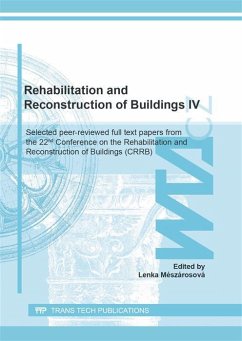 Cover Rehabilitation and Reconstruction of Buildings IV (eBook, PDF)