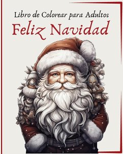 Feliz Navidad - Libro de Colorear para Adultos - Press, Wonderful